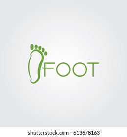Creative logo design and Unique symbol foot.