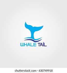 Creative logo design and Unique symbol with whale tail.