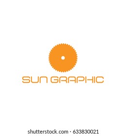 Creative logo design and Unique symbol with sun.
