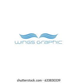 Creative logo design and Unique symbol with wings.
