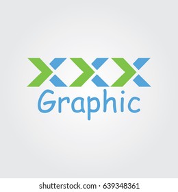 Creative logo design and Unique symbol with letter x.