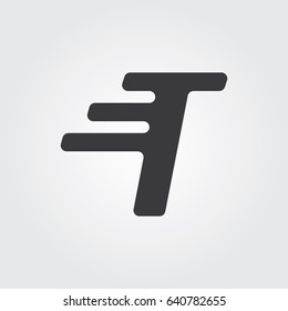 Creative logo design and Unique symbol with t. 