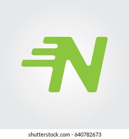 Creative logo design and Unique symbol with n.