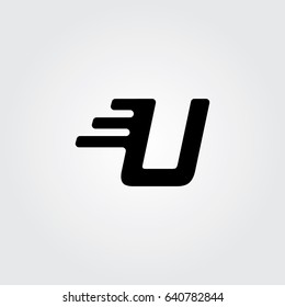 Creative logo design and Unique symbol with u. 