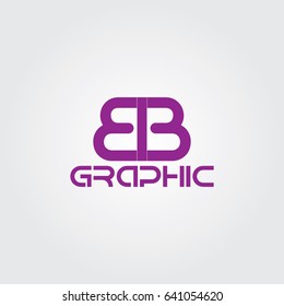 Creative logo design and Unique symbol with double b.