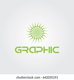 Creative logo design and Unique symbol with sun.