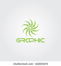 Creative logo design and Unique symbol with fan.