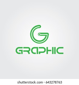 Creative logo design and Unique symbol with letter g.