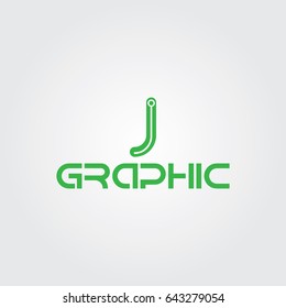 Creative logo design and Unique symbol with letter j.