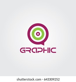 Creative logo design and Unique symbol with shoot icon.