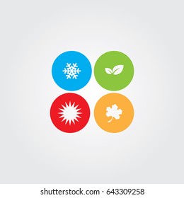 Creative logo design and Unique symbol with weather.