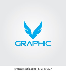 Creative logo design and Unique symbol with eagle.