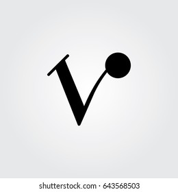 Creative logo design and Unique symbol with music note v.