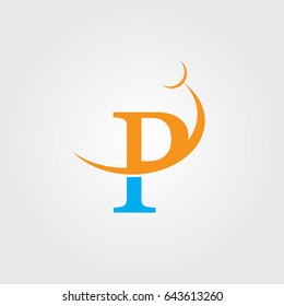 Creative logo design and Unique symbol with moon Swoosh and letter g.