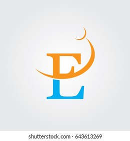 Creative logo design and Unique symbol with moon Swoosh and letter g.