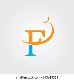 Creative logo design and Unique symbol with moon Swoosh and letter g.