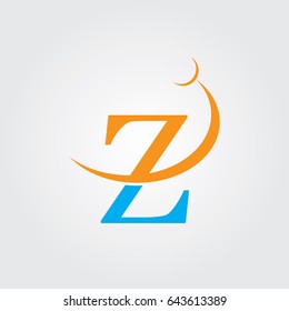 Creative logo design and Unique symbol with moon Swoosh and letter g.