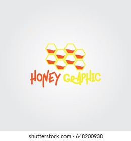 Creative logo design and Unique symbol with honey.