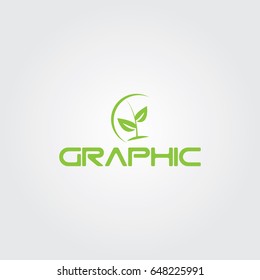 Creative logo design and Unique symbol with leafs.