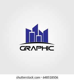 Creative logo design and Unique symbol with buildings.