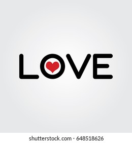 Creative logo design and Unique symbol with heart.