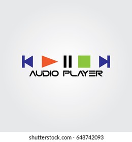 Creative logo design and Unique symbol music icon.