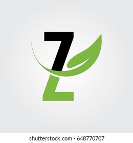 Creative logo design and Unique symbol with leaf and z.