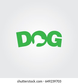 Creative logo design and Unique symbol with dog.