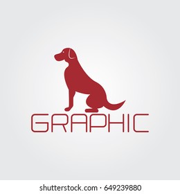 Creative logo design and Unique symbol with dog.