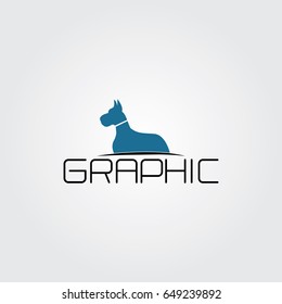 Creative logo design and Unique symbol with dog.