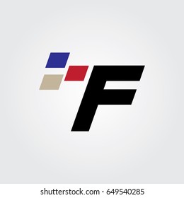 Creative logo design and Unique symbol with digital f.