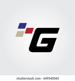Creative logo design and Unique symbol with digital g.