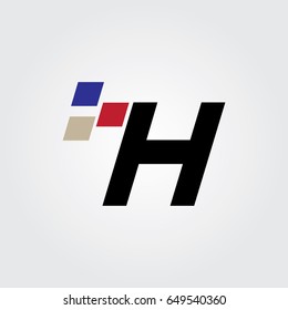 Creative logo design and Unique symbol with digital h.