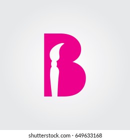 Creative logo design and Unique symbol with band brush.