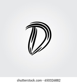 Creative logo design and Unique symbol with d.