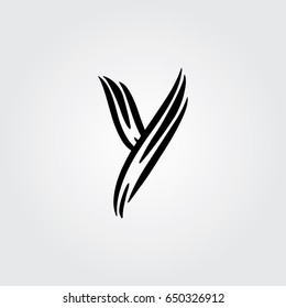 Creative logo design and Unique symbol with y.