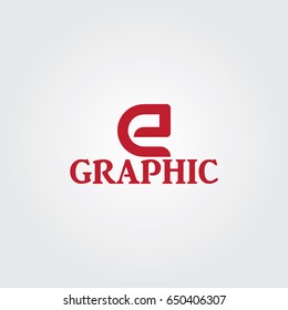 Creative logo design and Unique symbol with d and e.