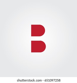 Creative logo design and Unique symbol with b.