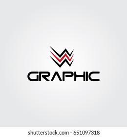 Creative logo design and Unique symbol with three w.