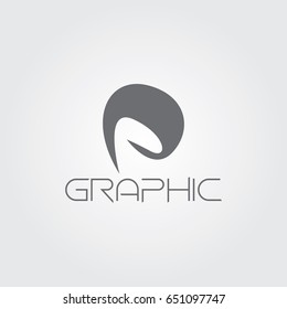 Creative logo design and Unique symbol with p.