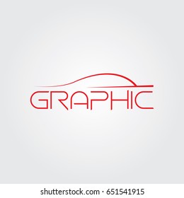 Creative logo design and Unique symbol with car.