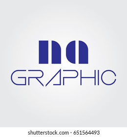 Creative logo design and Unique symbol with n and a.