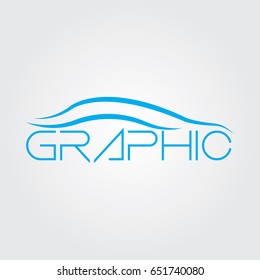 Creative logo design and Unique symbol with car.