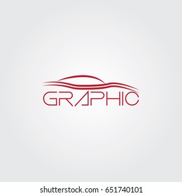 Creative logo design and Unique symbol with car.