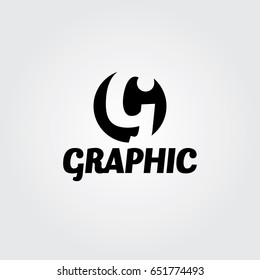 Creative logo design and Unique symbol with g.