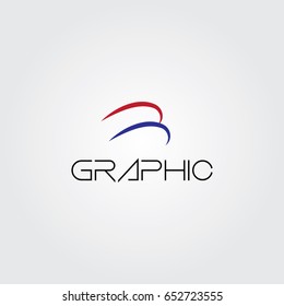 Creative logo design and Unique symbol with b.