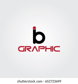 Creative logo design and Unique symbol with b and i.