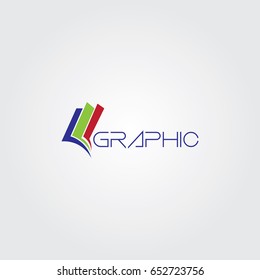 Creative logo design and Unique symbol with book.