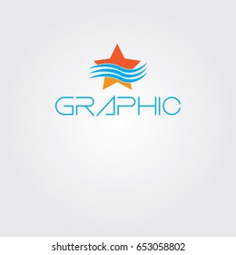 Creative logo design and Unique symbol with star and air.