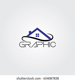 Creative logo design and Unique symbol with real estate.